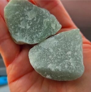 2 Green Aventurine Raw Chunks
